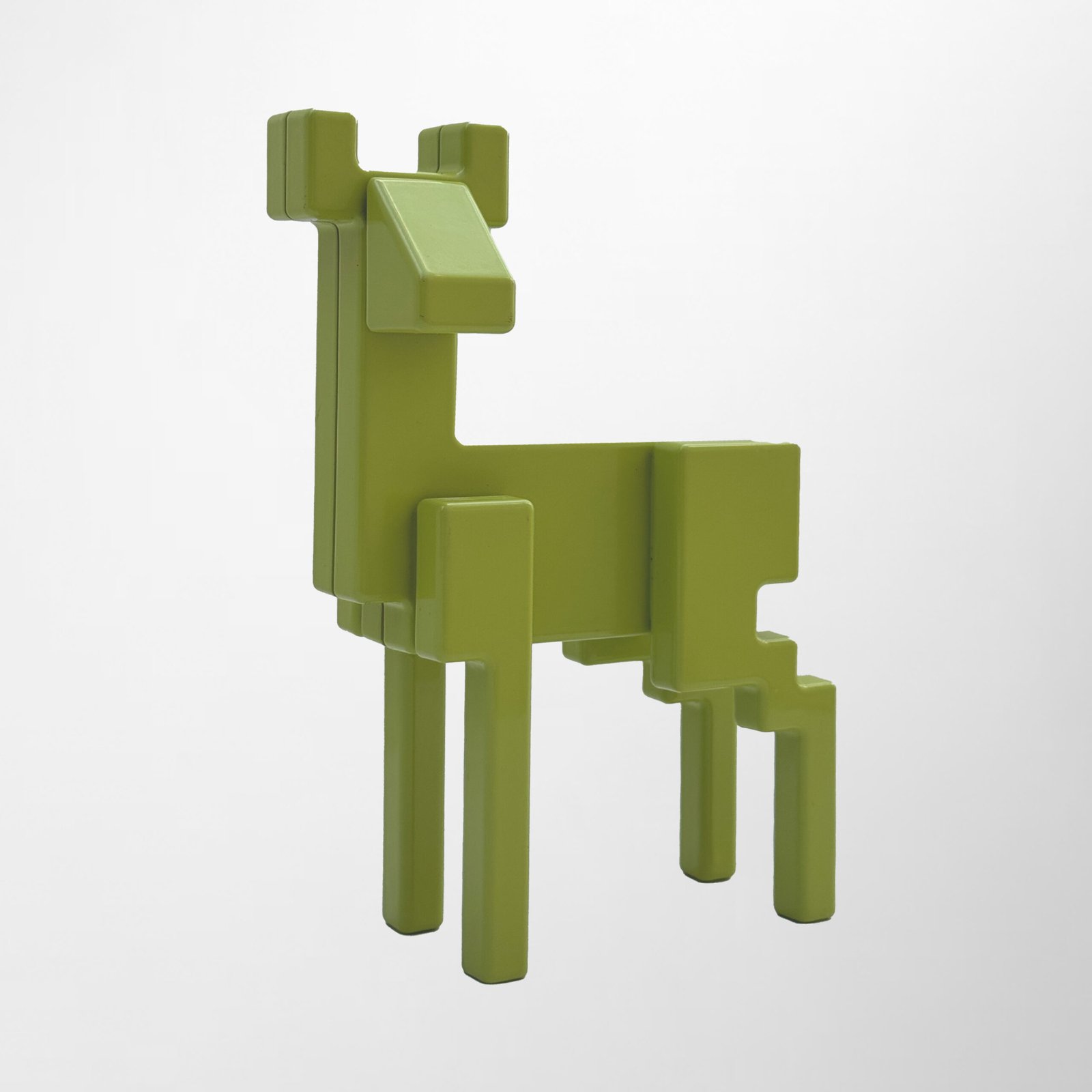 IKEA SAMSPELT Pixel Deer Sculpture – Green