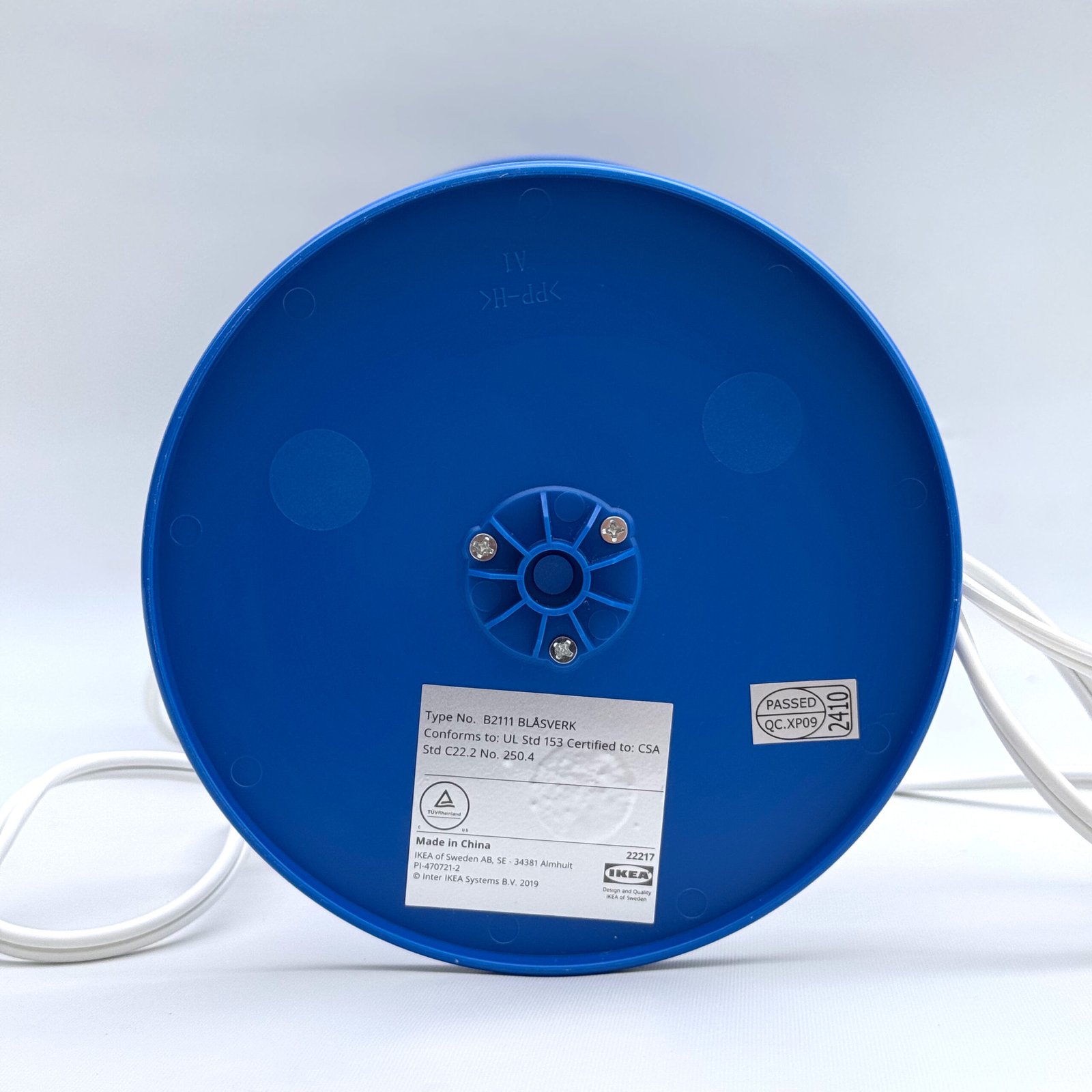 IKEA BLÅSVERK Table Lamp – Blue - Image 2