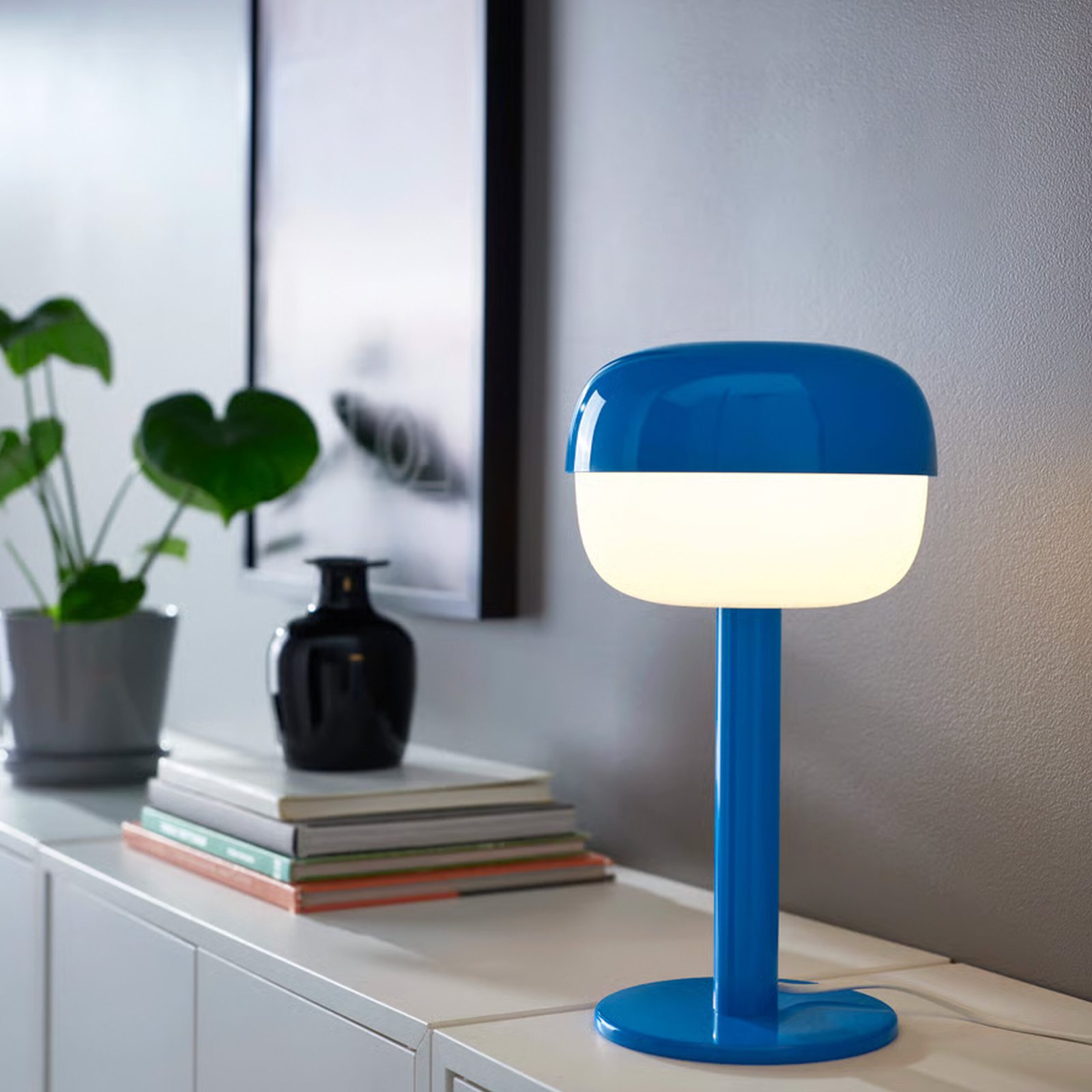 IKEA BLÅSVERK Table Lamp – Blue - Image 6