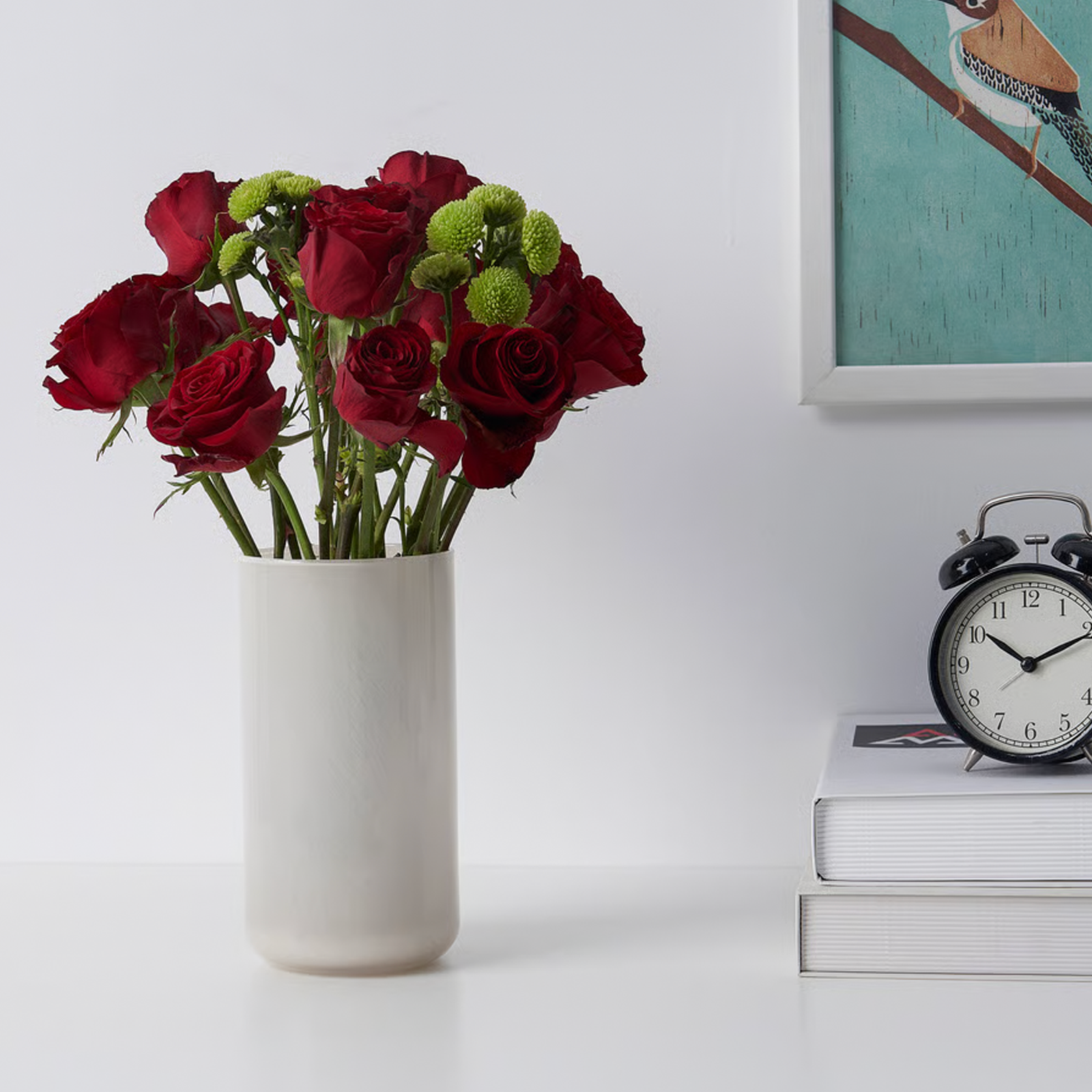 IKEA HÄCKOXEL Vase – White, 20 cm - Image 5