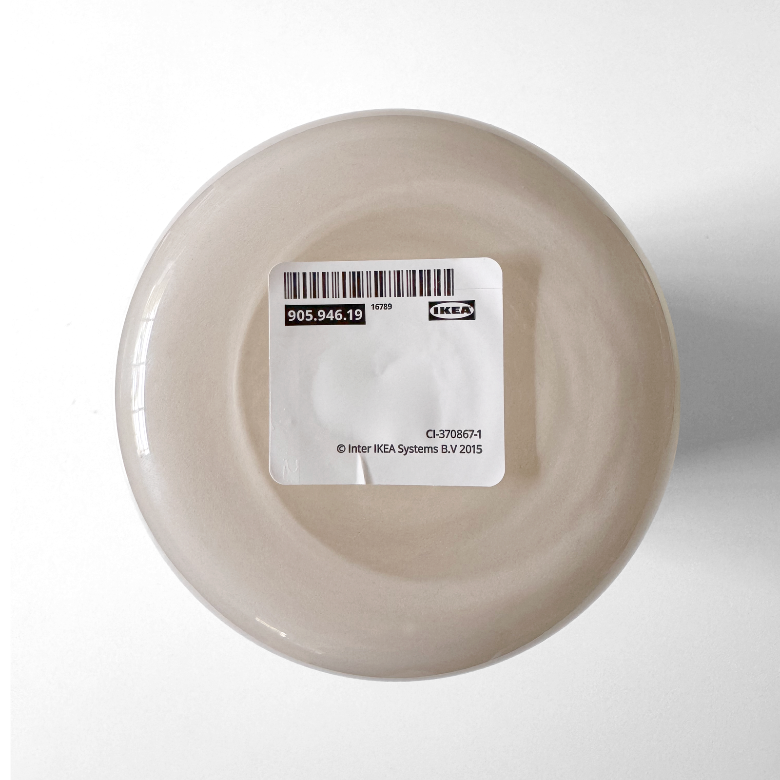 IKEA HÄCKOXEL Vase – White, 20 cm - Image 4