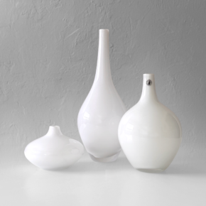 IKEA Salong white vases - 3 set-2