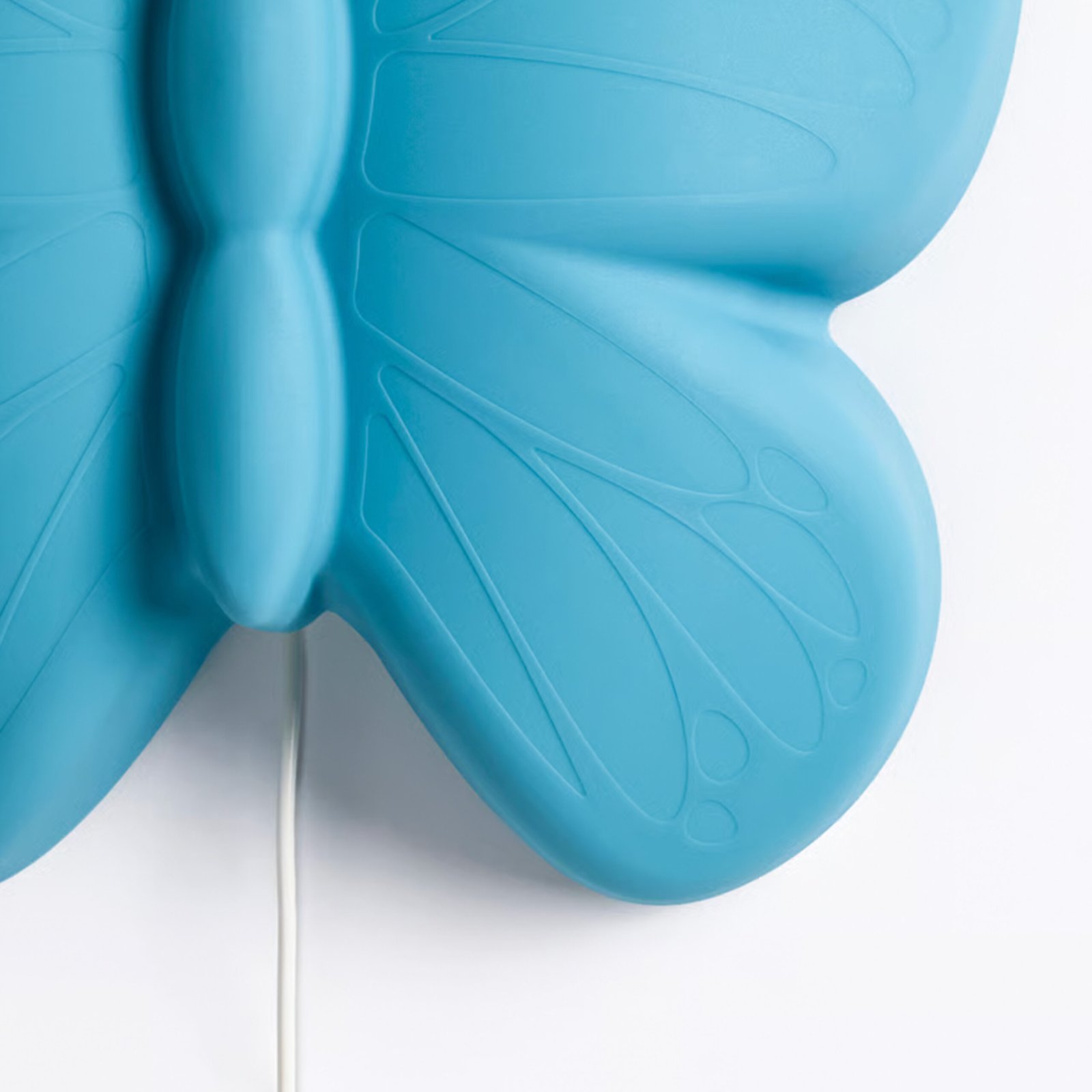 IKEA UPPLYST Wall Lamp – Butterfly, Light Blue - Image 2