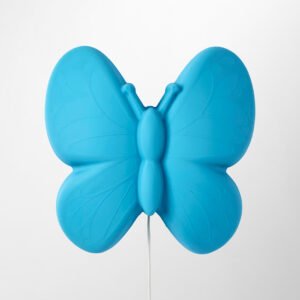 IKEA UPPLYST Wall Lamp – Butterfly, Light Blue